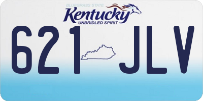 KY license plate 621JLV