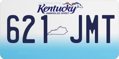 KY license plate 621JMT