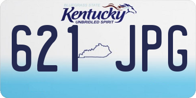KY license plate 621JPG