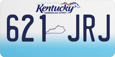 KY license plate 621JRJ