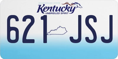 KY license plate 621JSJ