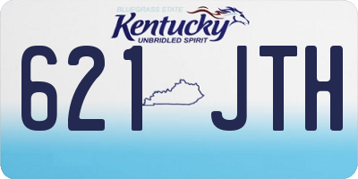 KY license plate 621JTH