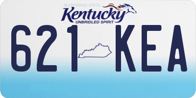 KY license plate 621KEA