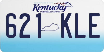 KY license plate 621KLE