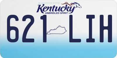 KY license plate 621LIH