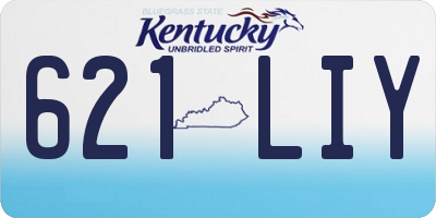 KY license plate 621LIY
