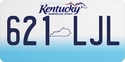 KY license plate 621LJL