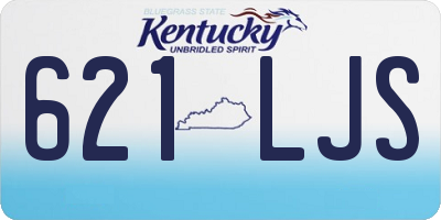 KY license plate 621LJS