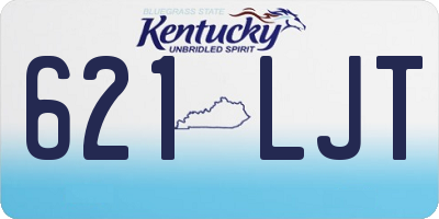 KY license plate 621LJT