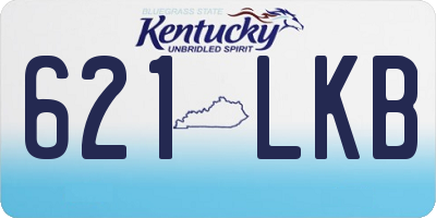 KY license plate 621LKB