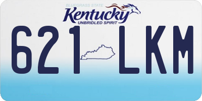 KY license plate 621LKM