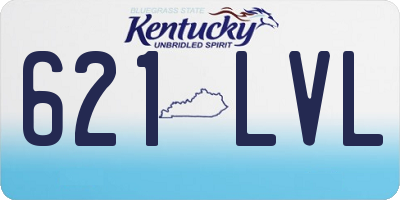KY license plate 621LVL