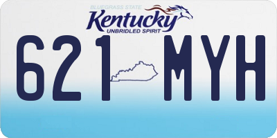 KY license plate 621MYH