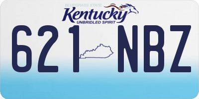 KY license plate 621NBZ