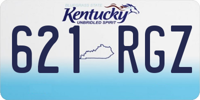 KY license plate 621RGZ