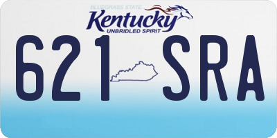 KY license plate 621SRA