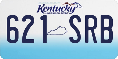 KY license plate 621SRB