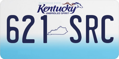 KY license plate 621SRC