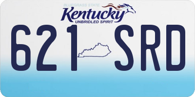 KY license plate 621SRD