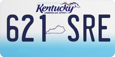 KY license plate 621SRE
