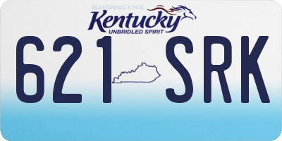 KY license plate 621SRK