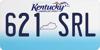 KY license plate 621SRL