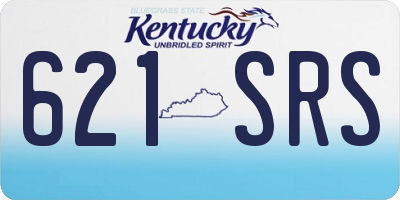 KY license plate 621SRS
