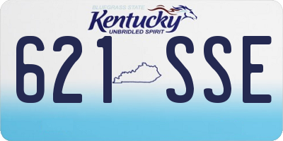 KY license plate 621SSE