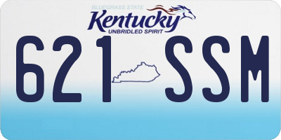 KY license plate 621SSM
