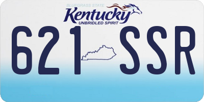 KY license plate 621SSR