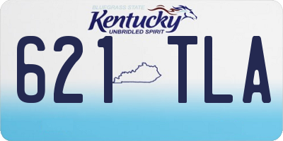 KY license plate 621TLA