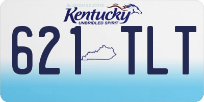 KY license plate 621TLT