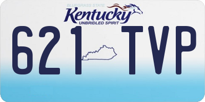 KY license plate 621TVP