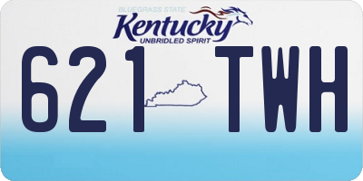 KY license plate 621TWH