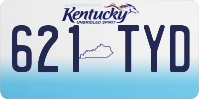 KY license plate 621TYD