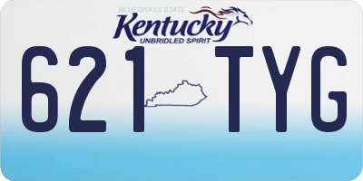 KY license plate 621TYG