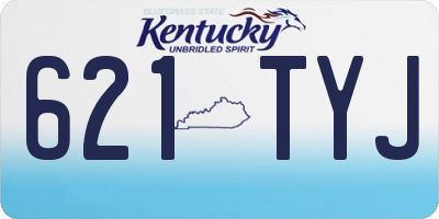 KY license plate 621TYJ