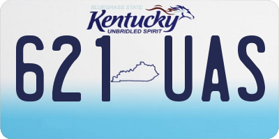 KY license plate 621UAS