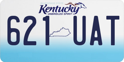 KY license plate 621UAT