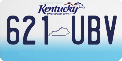 KY license plate 621UBV