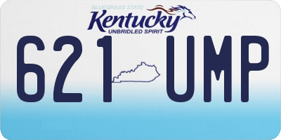 KY license plate 621UMP