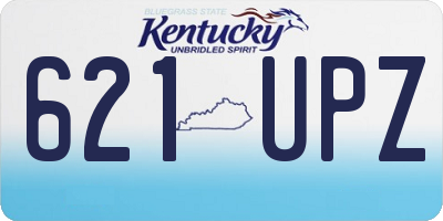 KY license plate 621UPZ