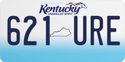 KY license plate 621URE
