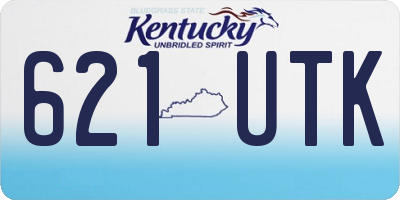 KY license plate 621UTK