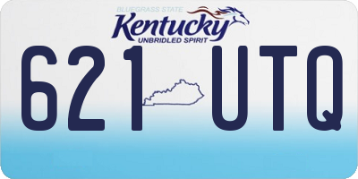 KY license plate 621UTQ