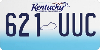 KY license plate 621UUC