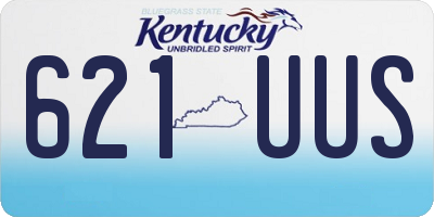 KY license plate 621UUS