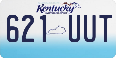 KY license plate 621UUT
