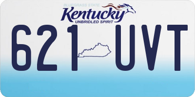 KY license plate 621UVT