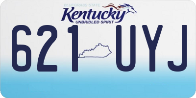 KY license plate 621UYJ